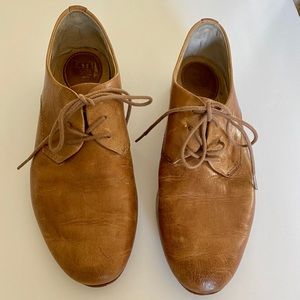 FRYE Tracy leather oxfords